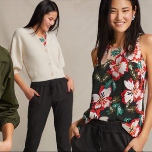 Cabi Hibiscus Blouse Tank Top